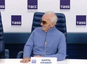 Charles Aznavour’s press conference