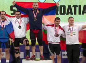 Armenian weightlifters win 11 medals in European Championship
