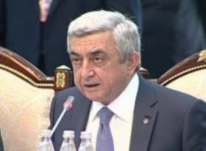 Սերժ Սարգսյանի խոսքը