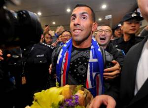 Carlos Tevez angered Chinese fans