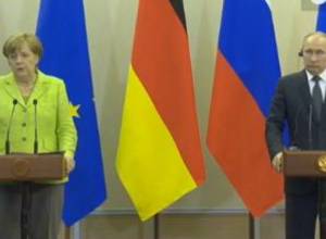 Live: Merkel and Putin meet in Sochi
