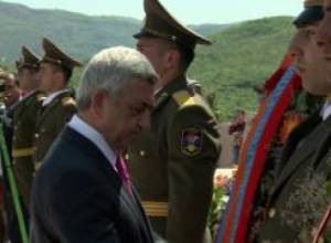 Սերժ Սարգսյանը Արցախում է