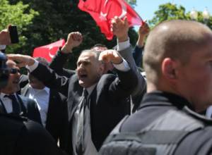 Turkish security personnel involved in clash outside Turkish ambassador's residence