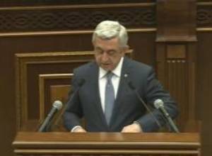 Սերժ Սարգսյանի խոսքը ԱԺ-ում
