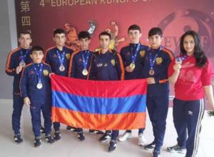 Ուշուի Եվրոպայի առաջնությունում հայ մարզիկները նվաճել են 10 մեդալ