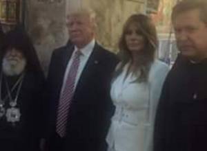 Trump visits the Holy Sepulcre Church and enjoys the Armenian choir