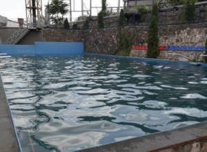 Swimming forbidden in artificial water basins
