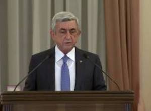 Սատարե՛ք ինձ՝ մեր երկրից արմատախիլ անելու բոլոր հոռի երևույթները. Սերժ Սարգսյան