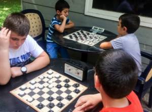 В дворовом турнире по шашкам победил представитель Шенгавита