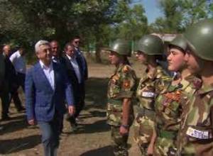 Սերժ Սարգսյանն այցելել է ԵԿՄ «Պատանի Երկրապահ» ուսումնամարզական և հանգստի համալիր