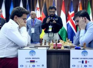 Լեւոն Արոնյան – Մաքսիմ Վաշյե-Լագրավ` ուղիղ. Թայ-բրեյք