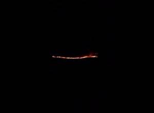 Fire rages on Mount Ara in Armenia