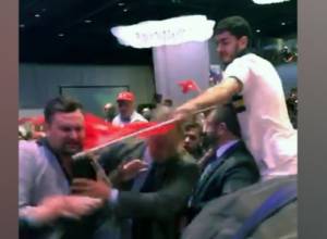 Erdogan's supporters again use force in US territory