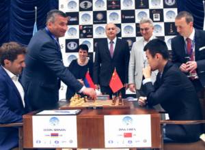 Levon Aronyan - Din Lerin game ends with draw