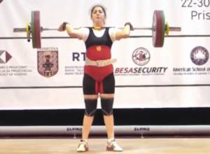 Aida Manukian wins a small bronze medal at the European Championships