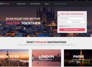 A new platform that allows quick and easy trip planning