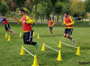 Today Alashkert football team finishes the training
