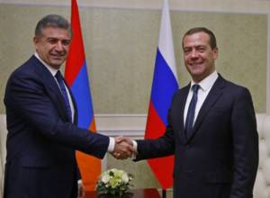 RF Premier Dmitry Medvedev to arrive in Armenia on official visit