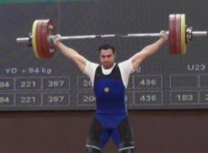 Ծանրամարտ. Մկրտիչ Մկրտչյանը ցավեցրել է ոտքը և չի կարողացել պայքարել մրցանակային տեղերի համար