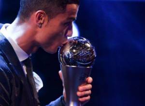 Cristiano Ronaldo wins FIFA player-of-the-year award