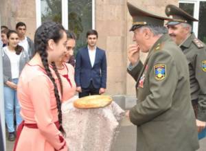 Open class by Artsakh hero