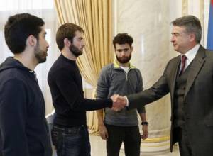 Prime Minister's meeting with protesting students