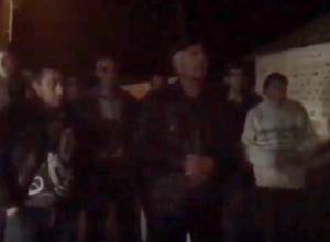 Шатинцы проводят акцию протеста