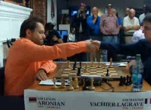 Լեւոն Արոնյանը ոչ-ոքի խաղաց Մաքսիմ Վաշյե-Լագրավի հետ