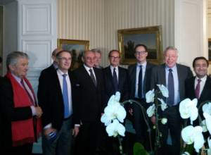 Karabakh President's meeting with France-Artsakh friendship circle members in Paris