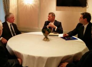 FM Nalbandian’s meeting with OSCE MG Co-chairs kicks off in Vienna