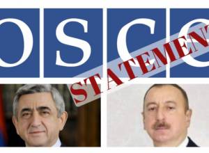 Joint Statement by the Heads of Delegation of the OSCE Minsk Group Co-Chair Countries