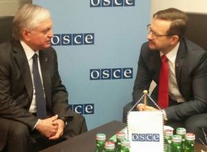 FM Nalbandian meets OSCE Secretary General in Vienna