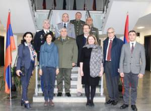 Դիվանագետներն այցելել են ռազմական համալսարան