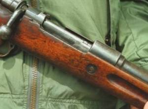 When shooting bird, the bullets hit the man in the same direction