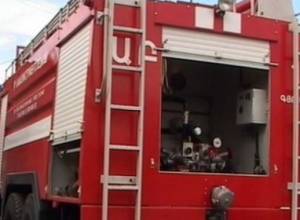 Burning trolley in Yerevan