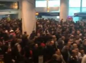 Чрезвычайная ситуация в аэропорте «Звартноц»: видеоматериал: 1in.am