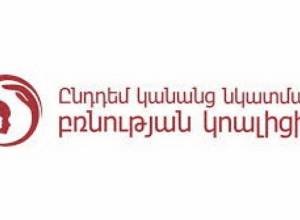 «Ընդդեմ կանանց նկատմամբ բռնության» կոալիցիայի դիրքորոշումը՝ կիրառված բռնության մասին