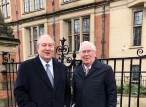 Армен Саргсян встретился с лордом Мервином Кингом