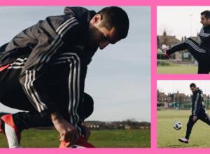 Henrikh Mkhitaryan advertising "Addidas"