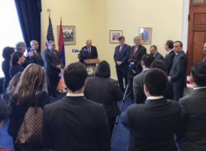 President Bako Sahakyan visited U.S. Congress.
