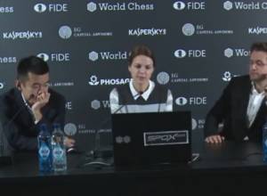 Левон Аронян сыграл вничью с Дином Лиженом