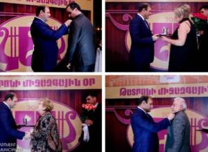 Քաղաքապետի Ոսկե մեդալով են պարգևատրվել Թատրոնի միջազգային օրվա առթիվ
