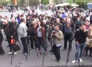 LIVE. Rally of "For the sake of Armenia"
