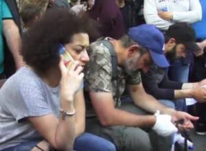 LIVE. Day 7: Participants of march have rest in park called "Komaygi"