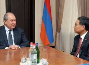 ՀՀ նախագահն ընդունել է Չինաստանի դեսպանին