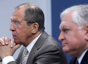 Edward Nalbandian and Sergey Lavrov discuss situation in frontline