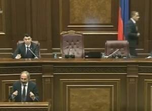 Ara Babloyan leaves hall for 10 minutes as sign of protest