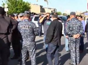 Акция около аэропорта Звартноц: Live