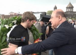 Քառակի չեմպիոն Արթուր Ալեքսանյանը՝ Գյումրիում