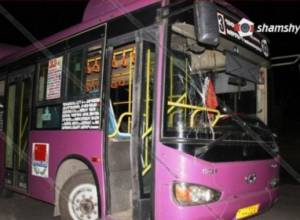 Opel crashes into bus #33 in Yerevan